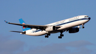 China Southern Airplane in the sky